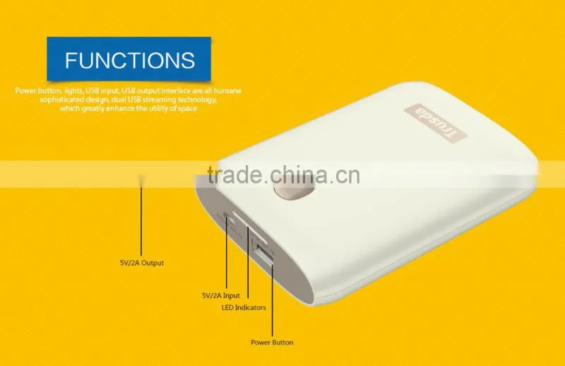new 10000mAh QC 3.0 protable power bank for pockman go