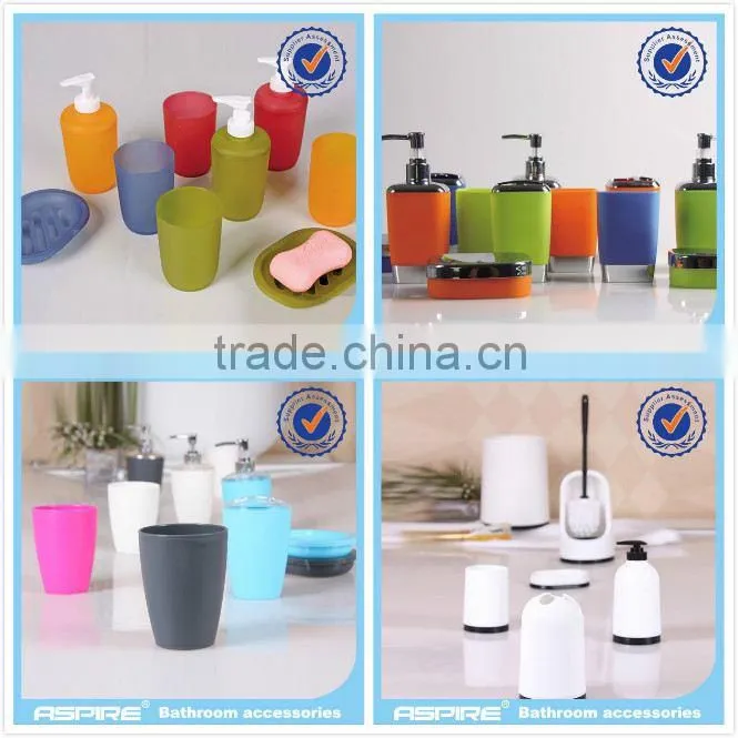 Straw and corn handsome appearance 7pcs bathroom set