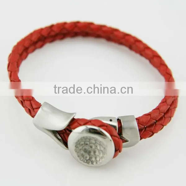 Fashion leather wristband for wholesale-ZB3340