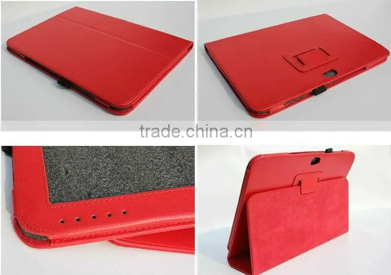 Pu leather stand case for samsung galaxy note 10.1" n8000