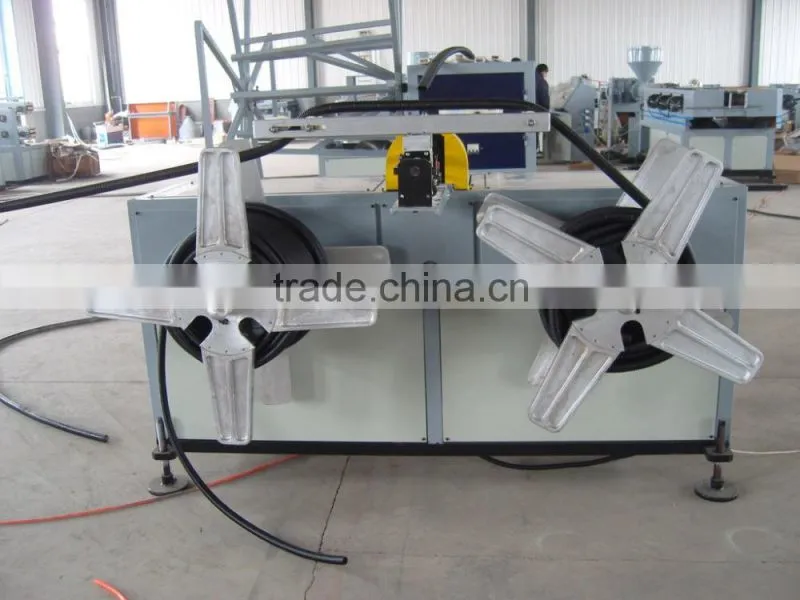 Jiaozhou product PE single wall corrugated pipe extruder/production/making machine