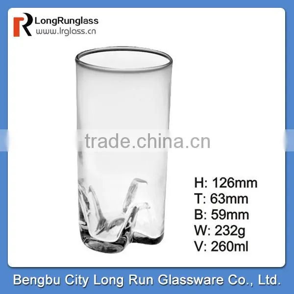 LongRun 425ml China new products long fruit drinks glass&water glass cup home use glassware