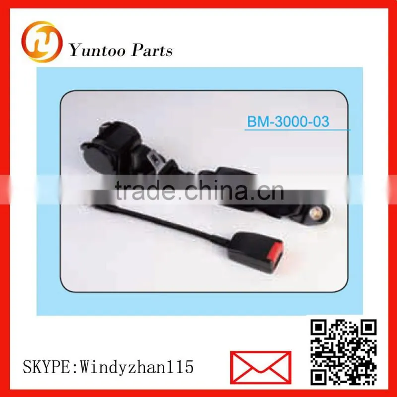 two point retracable seat belt and three point retractable harness seat belt