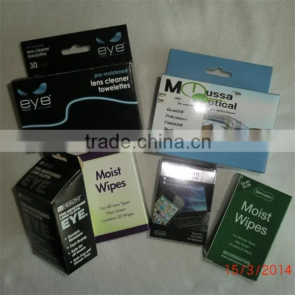 Lens Cloth-Quick Drying Pre-moistened Wipe Pocket pack