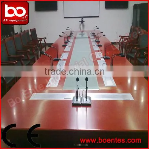 21~24 Inch Computer LCD Monitor Lift for Meeting Table Black Matte color