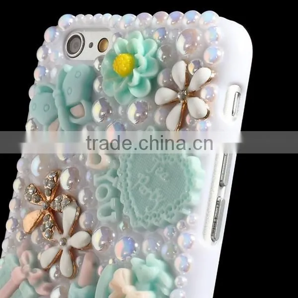 China wholesale 3D Crystal cell phone case for iphone 6,for apple case 6