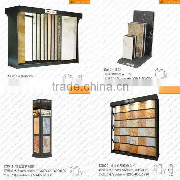MM065 showroom mosaic tile rack/ booth exhibition /mosaic display rack