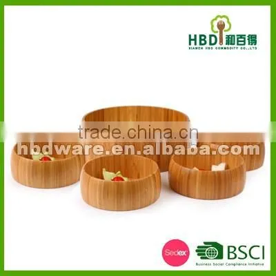High quality bamboo salad bowl set wholesale