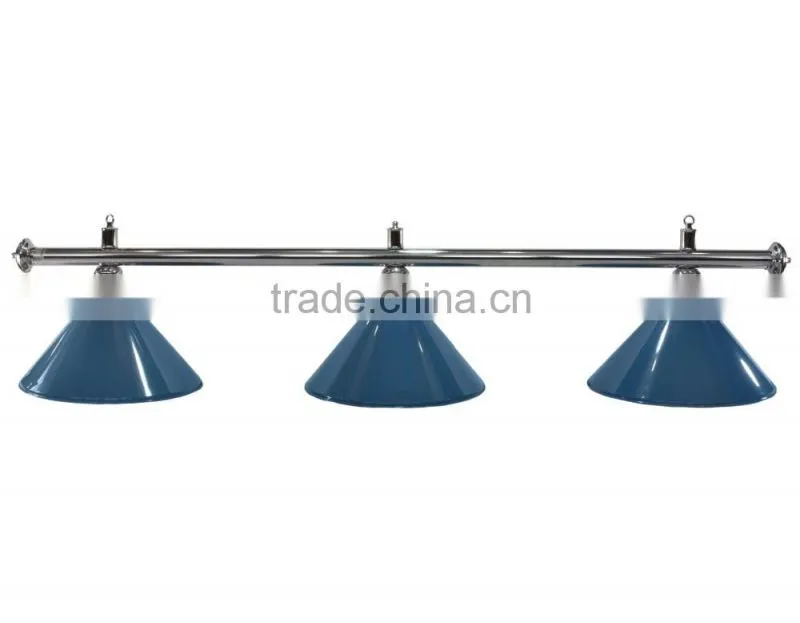 Classic style 3 metal shades billiard table lamp , pool billiard table light