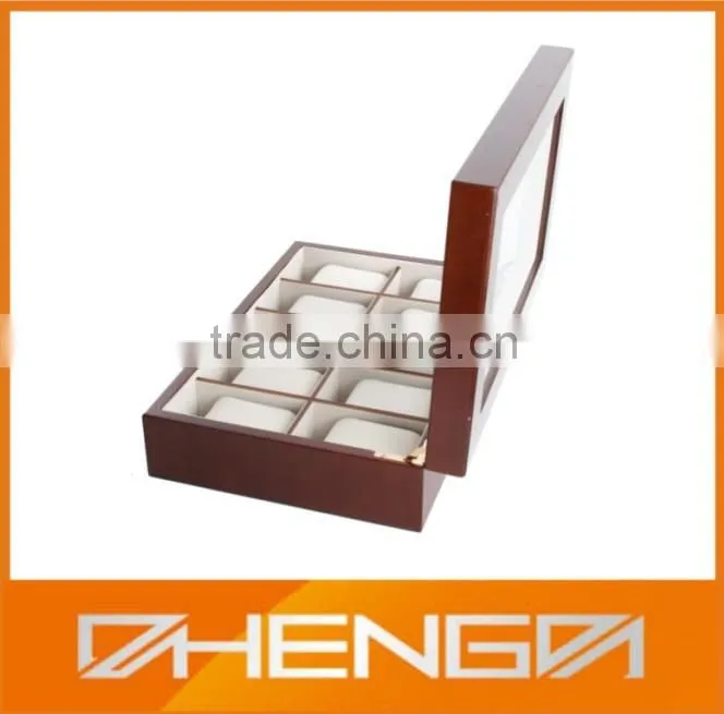 Good Quality Rectangular Leather Watch Box Packaging in China