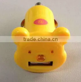cute cartoon mobile phone car charger