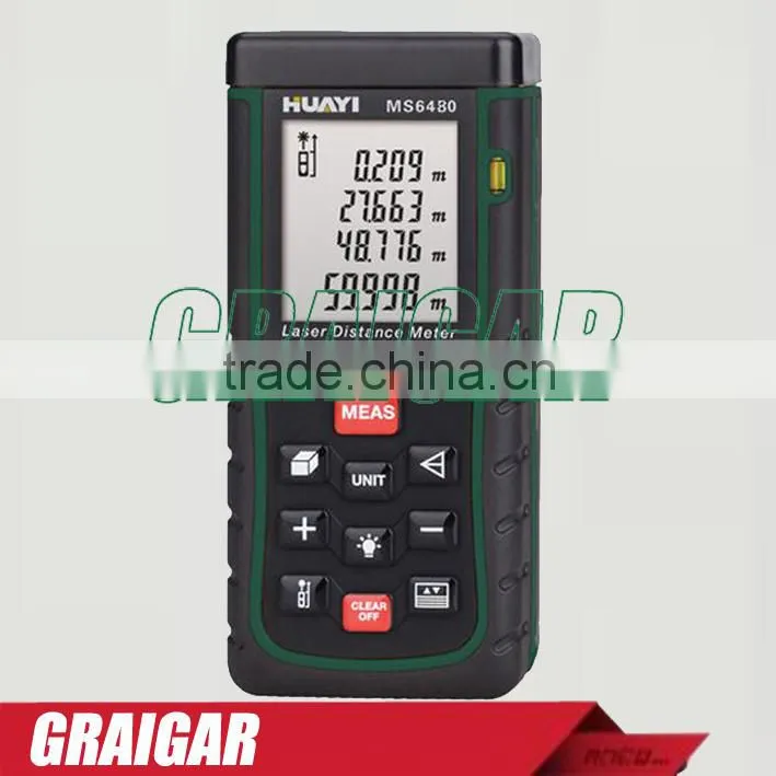 MS6480 Portable laser distance meter 80m hand-held laser range finder