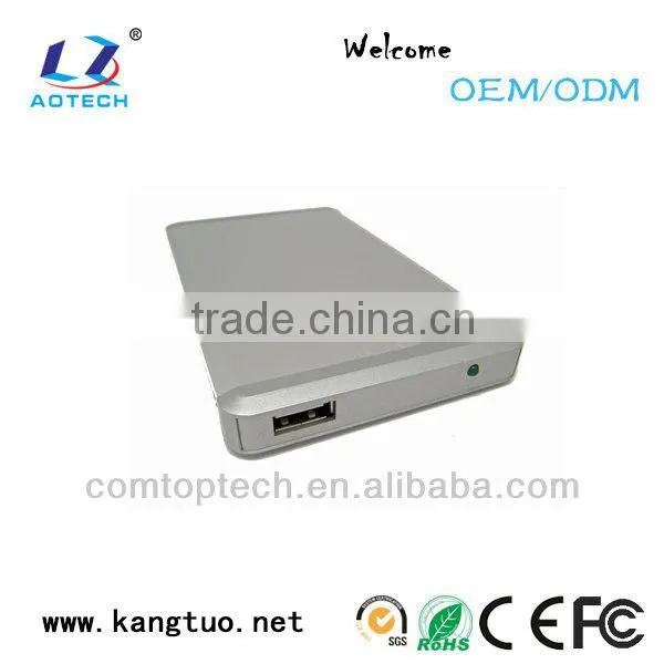 New arrival 2.5 SATA/USB2.0/3.0 custom aluminum hdd enclosure