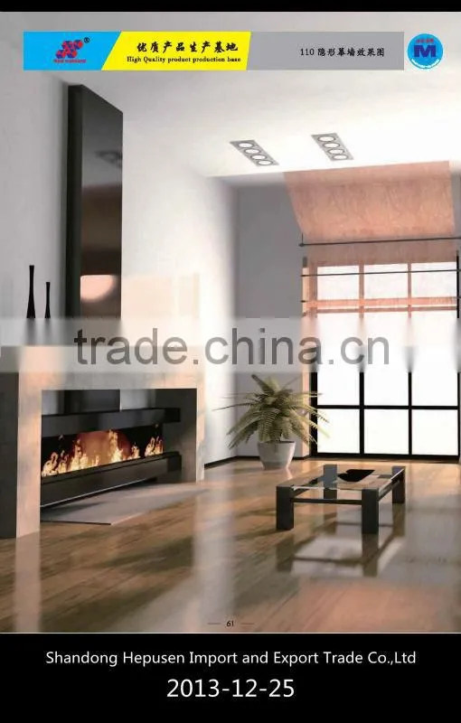 6063 T5 aluminum extrusion profiles for 11005 curtain wall