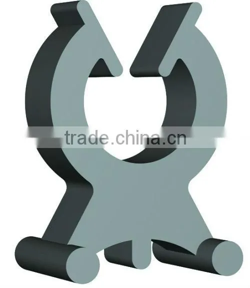 plastic wheel spacer for crescent type flooring concrete
