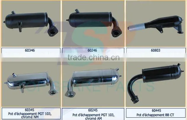 PGT,MBK Motorcycle muffler