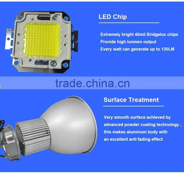 3 Years Waranty CE IEC RoHS Gold Supplier IP65 COB Factory 100W LED High Bay
