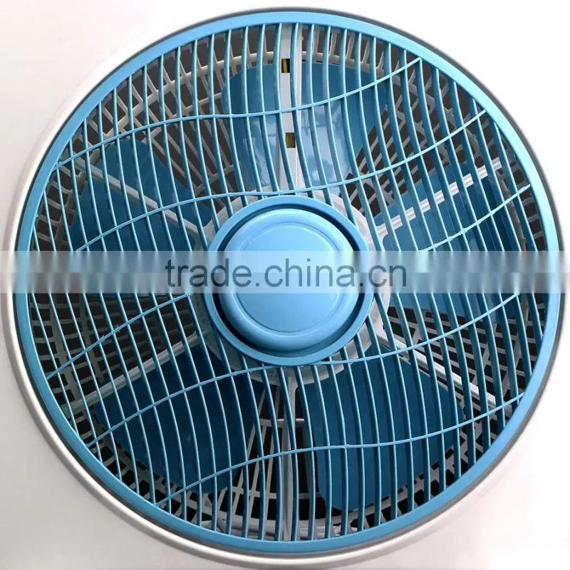 12 inch simple design electric plastic blue box fan