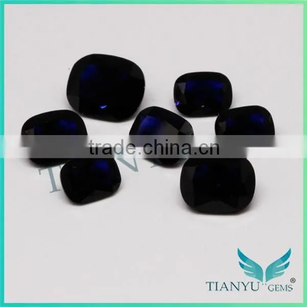 114# dark aquamarine synthetic spinel gemstone market prices