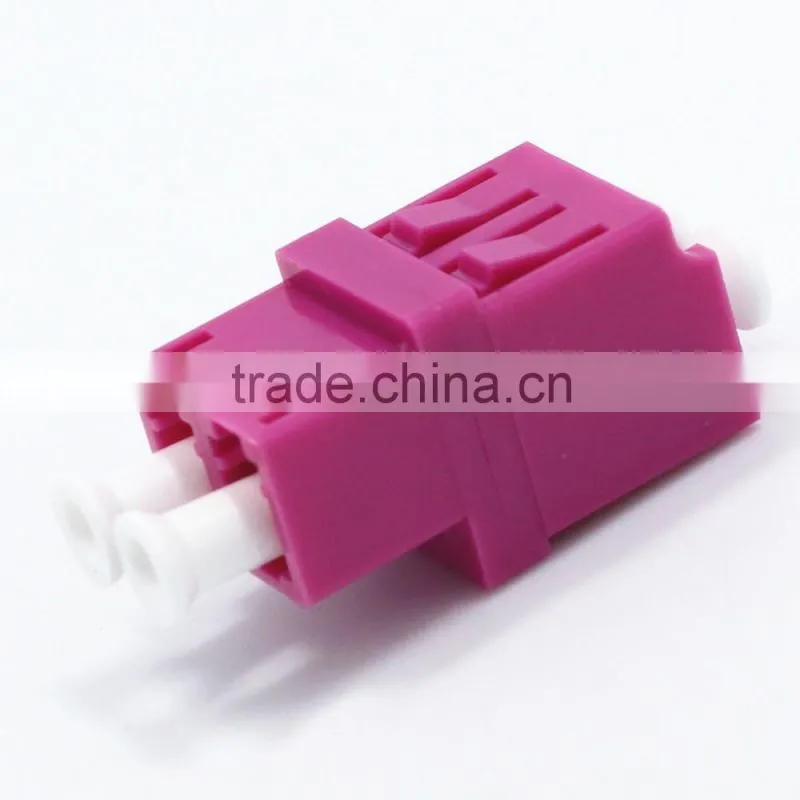 fiber optic LC PC OM4 DX adapter from factory