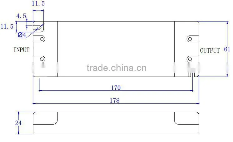 etl ul cul approved triac dimmable 12v 48w 50w led driver