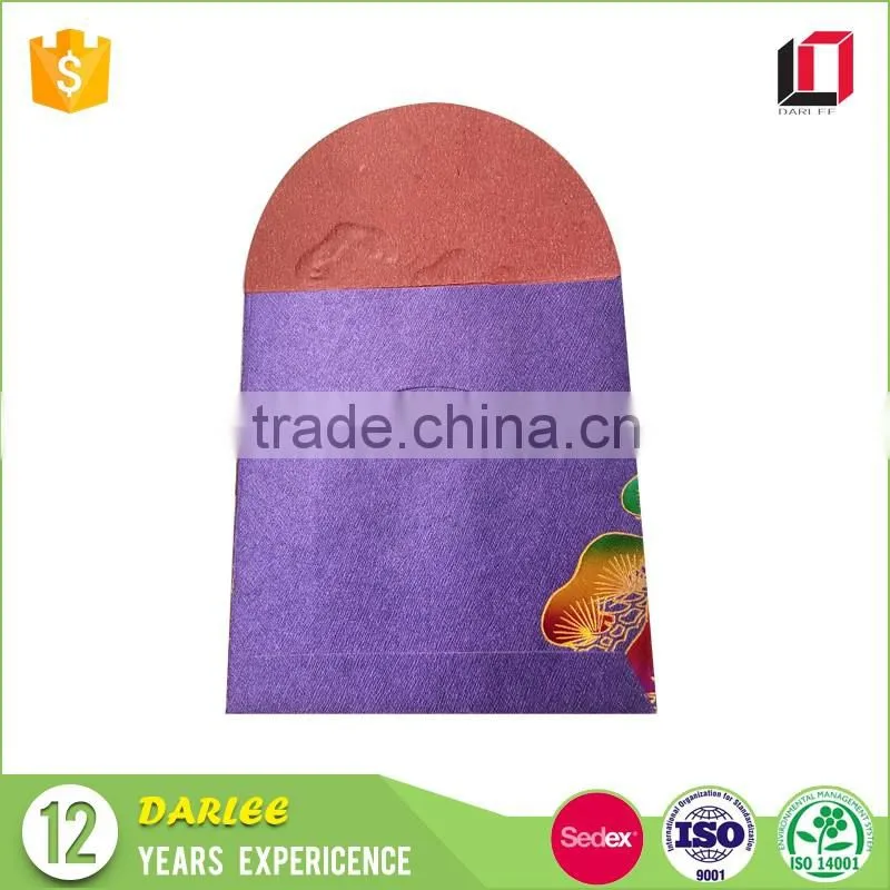 China supplier special texture paper chinese new year red packet printing for singapore market