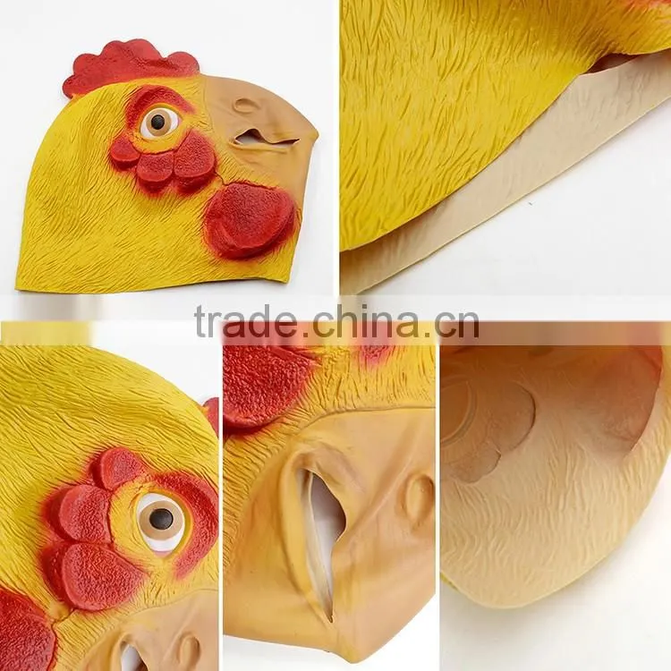 China Wholesale Halloween costumes animal cock head mask