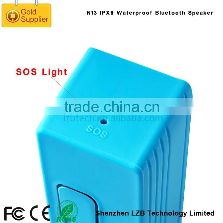 2015 Best Christmas Gift Professional V3.0 Outdoor Waterproof Bluetooth Wireless Speaker with 5h Music Play Time