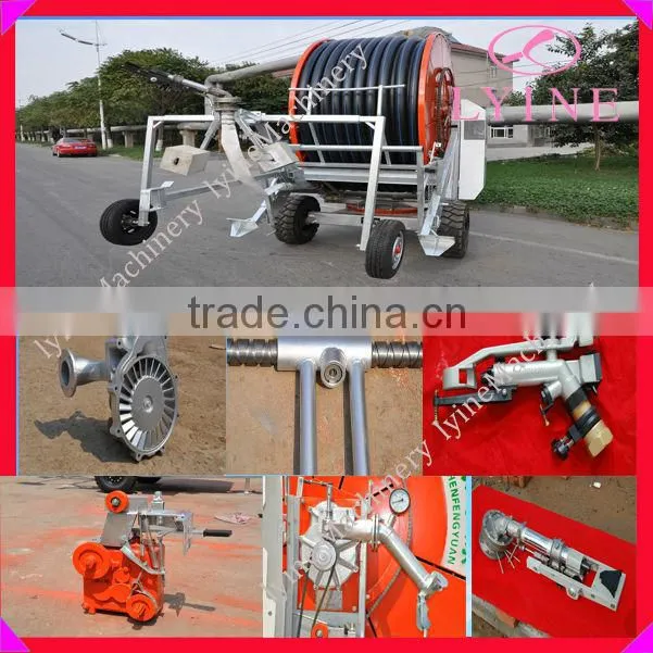 Agricultural Travelling Irrigator / Hard Hose Reel Irrigation Sprinkler Machine for Sale