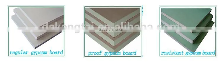 gypsum board production line with new type building material