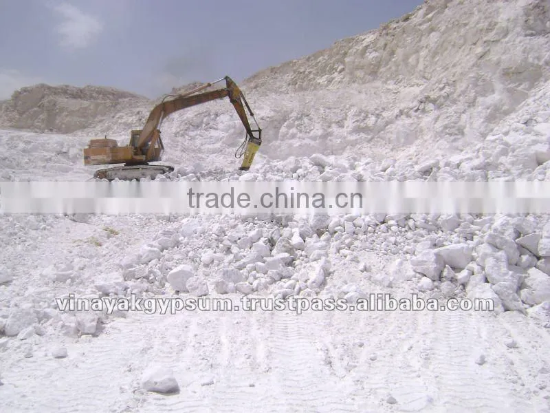 Gypsum lumps
