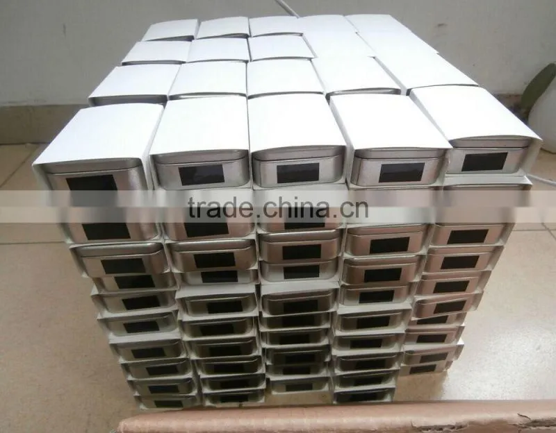 Rectangular tin box tin container tin can