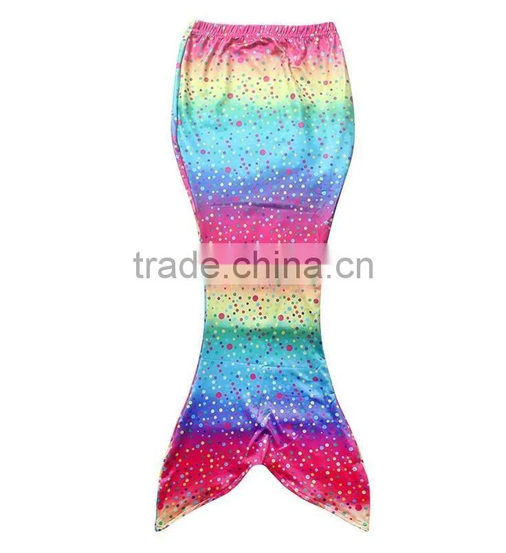 Hot Kids Girls Mermaid Tail Swimmable Bikini Set Swimsuit Swimming Costume