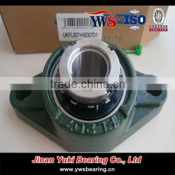 UKFL207L + H2307 diamond Spherical set with pillow bearing