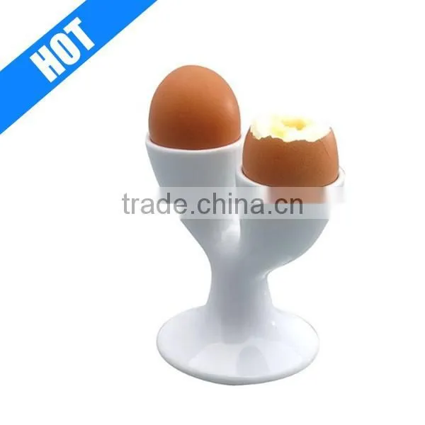 China Wholesale Cheap White Porcelain Double Egg Cup