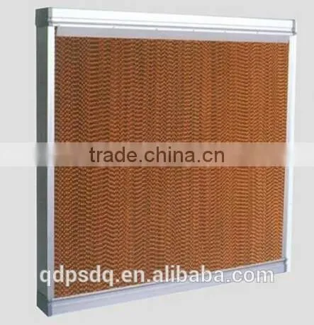 Galvanized steel truss greenhouse with cooling pad /cooling system