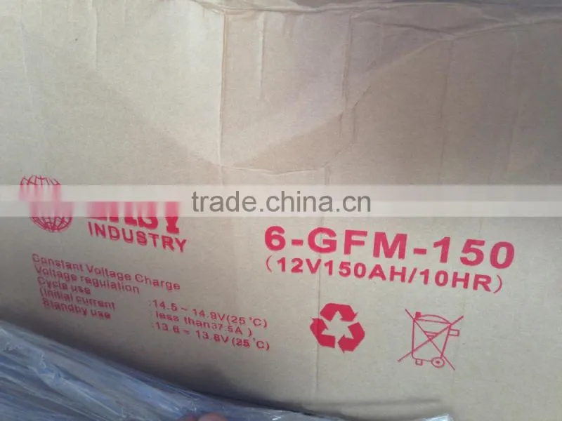 High Efficiency Solar Or Wind Power Storage Battery 12v200ah