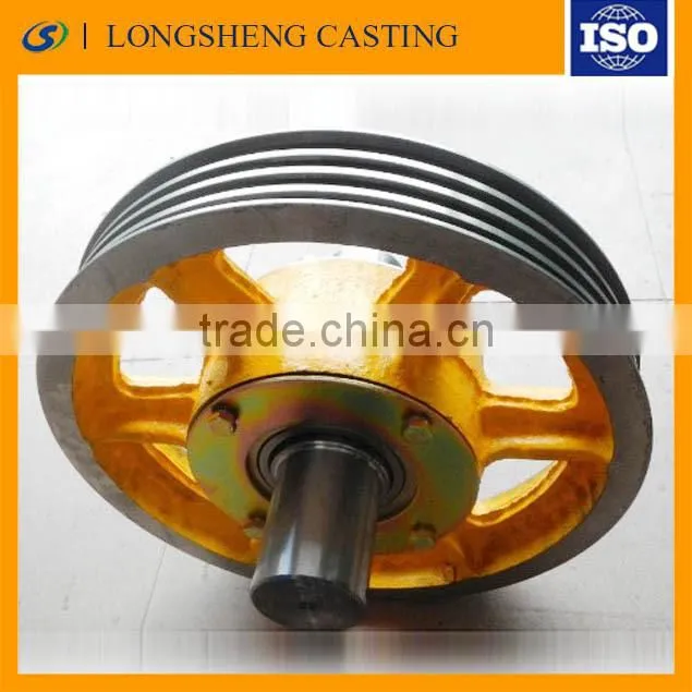 Good Quality of Cast iron Elevator Wheel/Elevator wheel casts/wheel casting