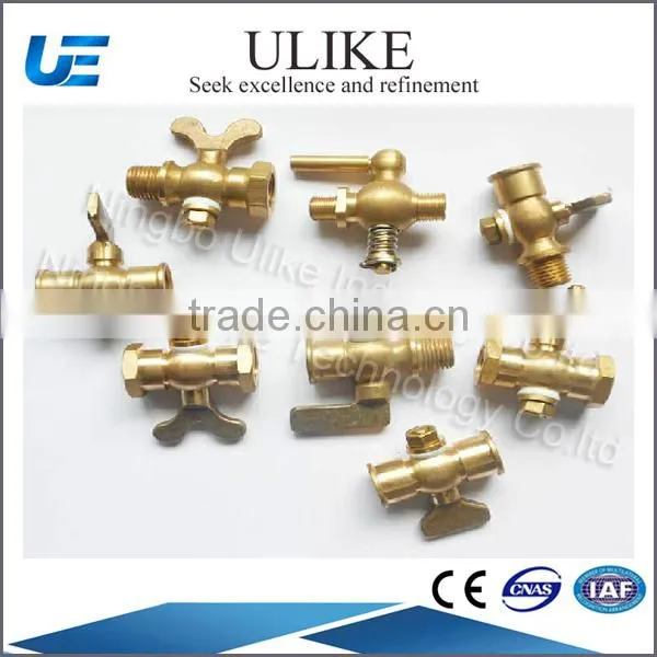 1/4"NPT /BSPT brass petcock valve