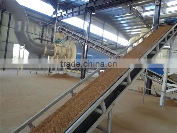 6 ton per hour High moisture content 80% cocopeat dryer/coco peat drying machine with good drying efficiency