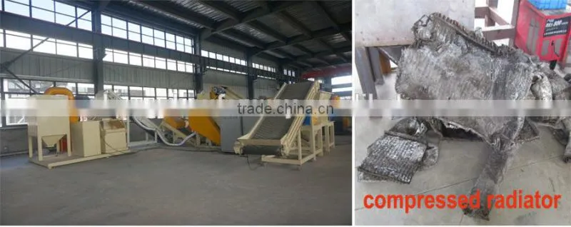 Low price semi automatic separator for radiator