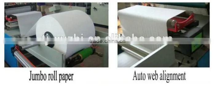 Two color napkin making machine paper production machinery