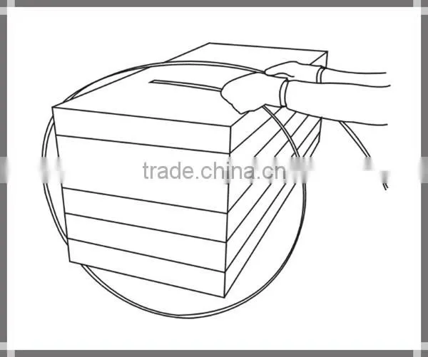 A333 Manual Steel Buckle Free Strapping Tool Wrapping Machine For Small Box