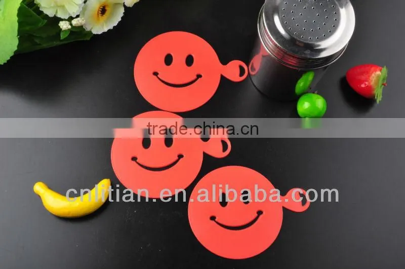 4pcs coffee stencils ,cappuccino coffee stencils