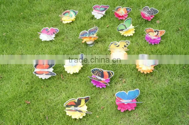 fiber optic butterfly Flashing Multi-Color Changing Fiber Optic LED Butterfly