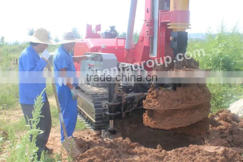 HF160Y Crawler Portable Rotary Bored Pile Drill Rig