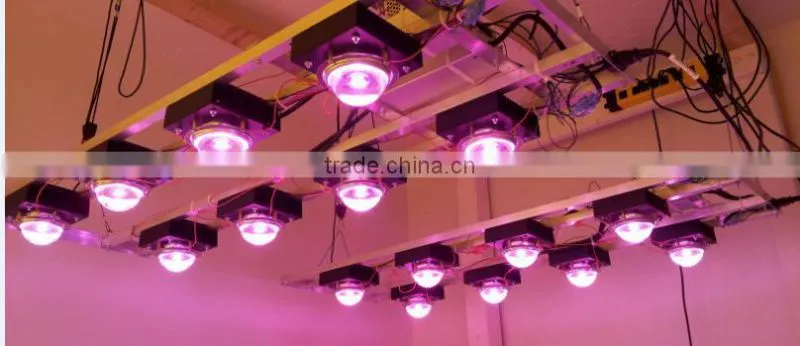 Grow light lens ,optical grass lens and reflector with integrated led chip for your DIY grow light