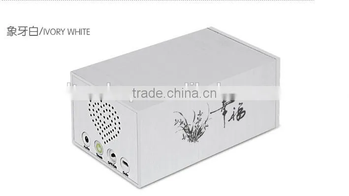 2016 Newest Explosion Hot-selling Pandora's Box Multifunction Bluetooth Stereo Music Speaker Touch LED Lamp Wooden BT Speaker