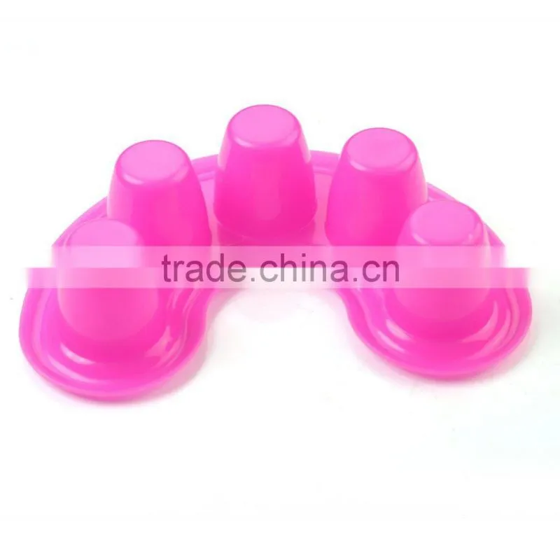 Plastic Nail Soaking Tray , Nail Hand Bowl