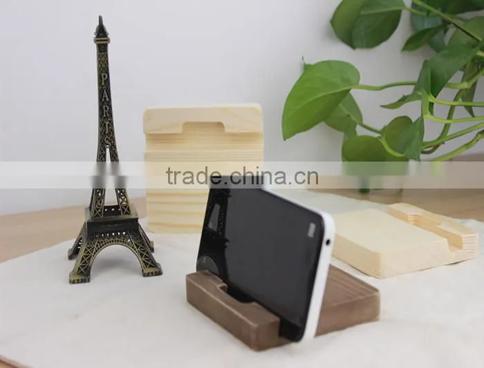 Economic wooden mobile phone holder